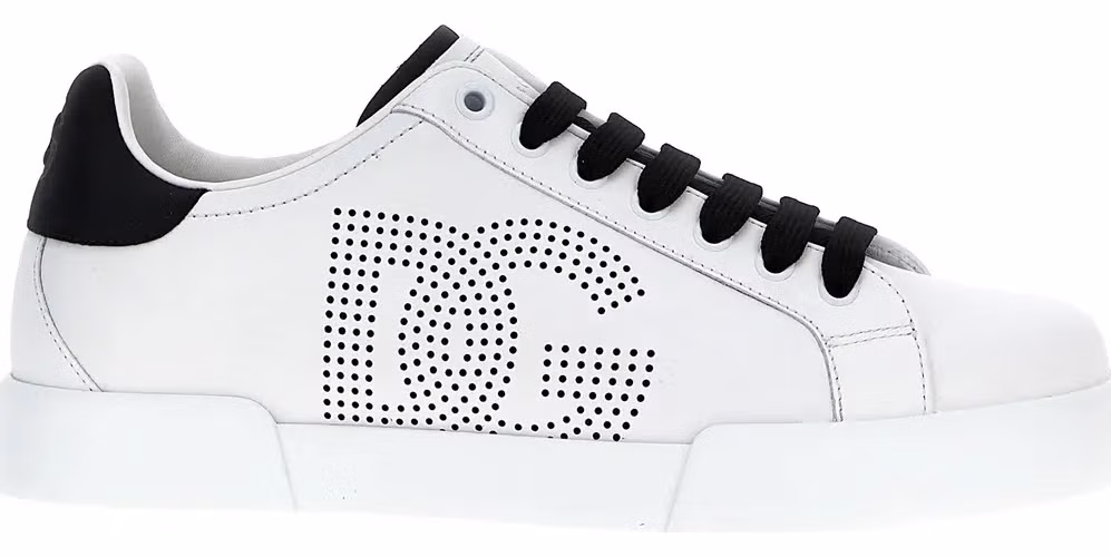 Dolce & Gabbana Bicolor Calfskin Low Top Sneakers