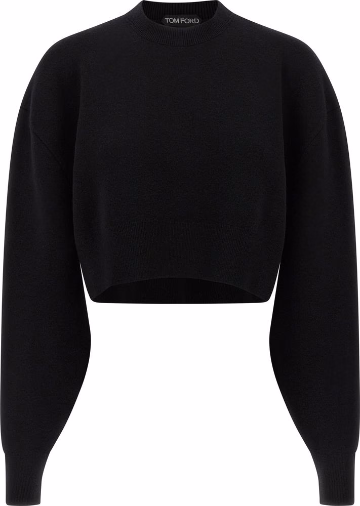 Tom Ford Black Virgin Wool Cardigan