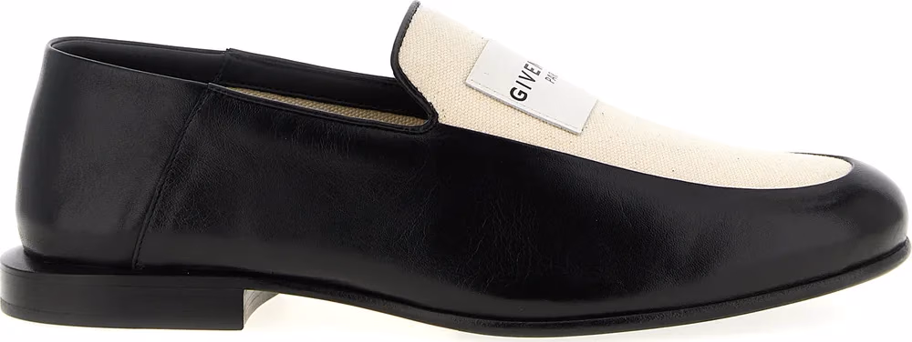 Givenchy Black Lamb Leather Slip-On Loafers