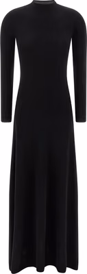 Black Cashmere Long Dress