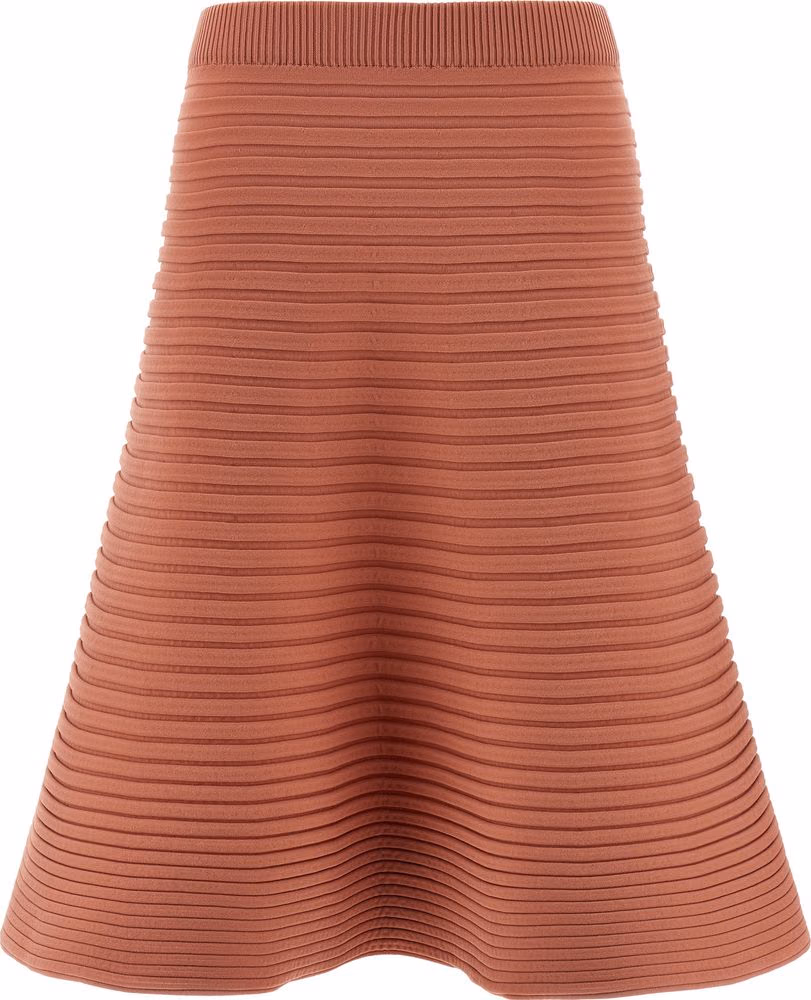 PLEATS PLEASE ISSEY MIYAKE Multicolor Polyester Midi Skirt