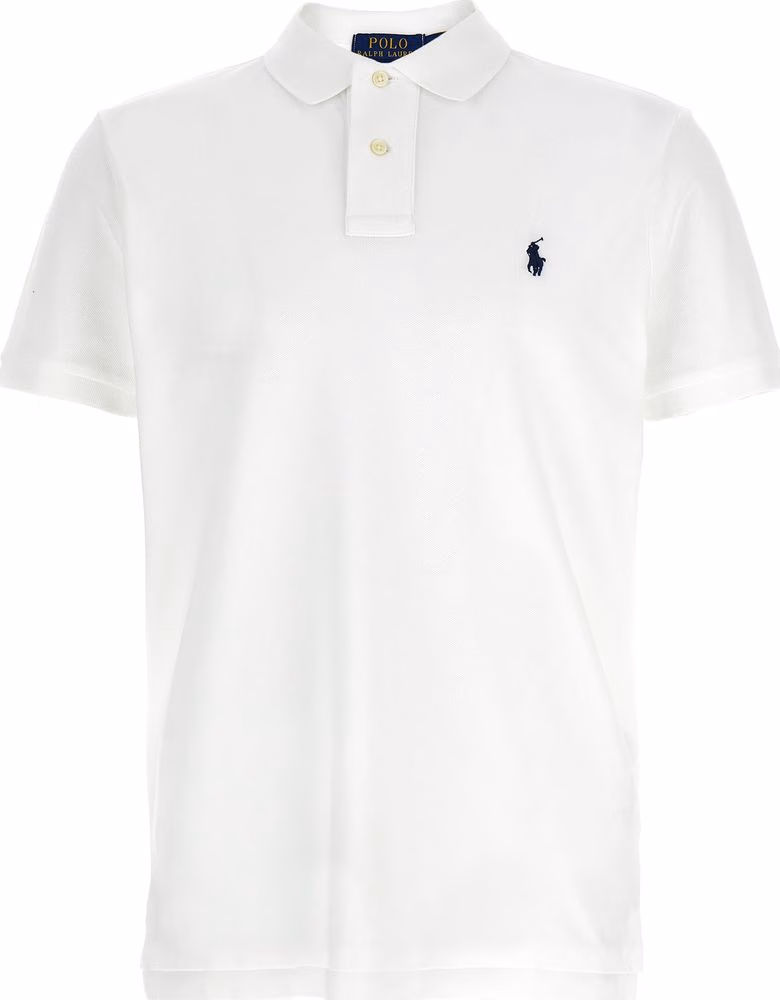 Polo Ralph Lauren White Cotton Polo Shirt