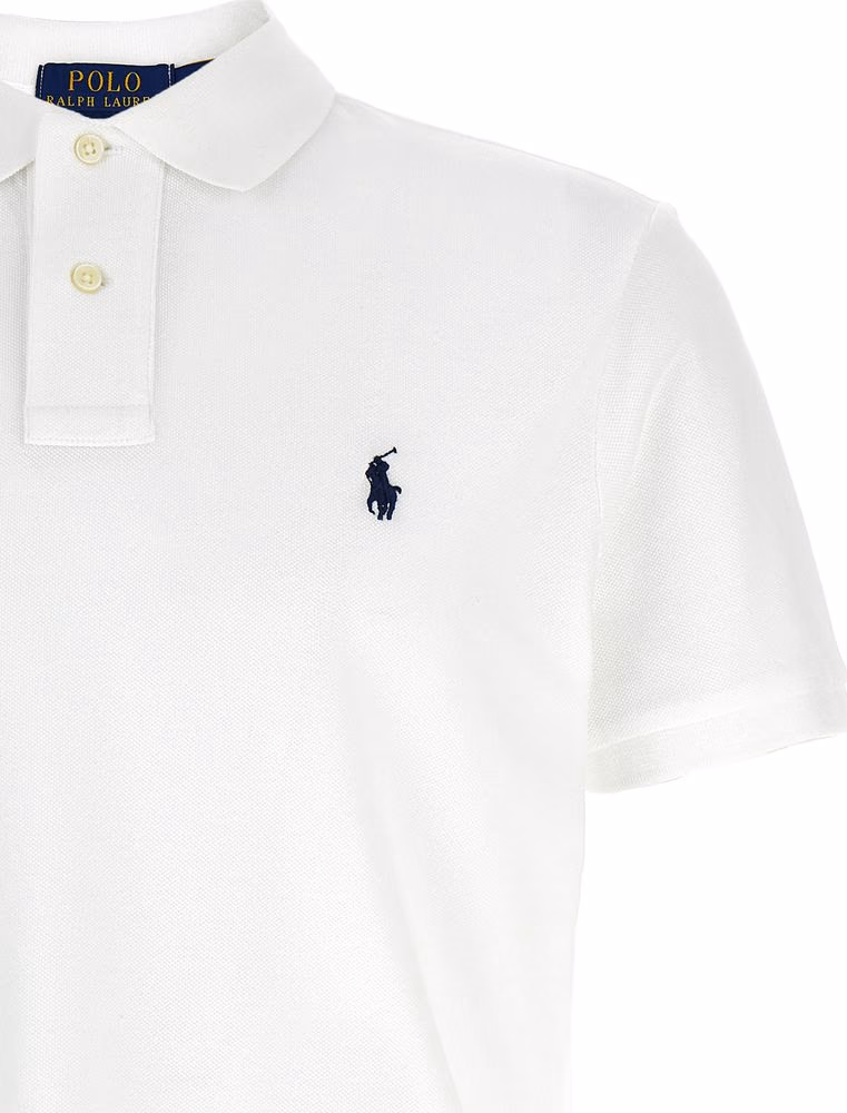 Polo Ralph Lauren White Cotton Polo Shirt