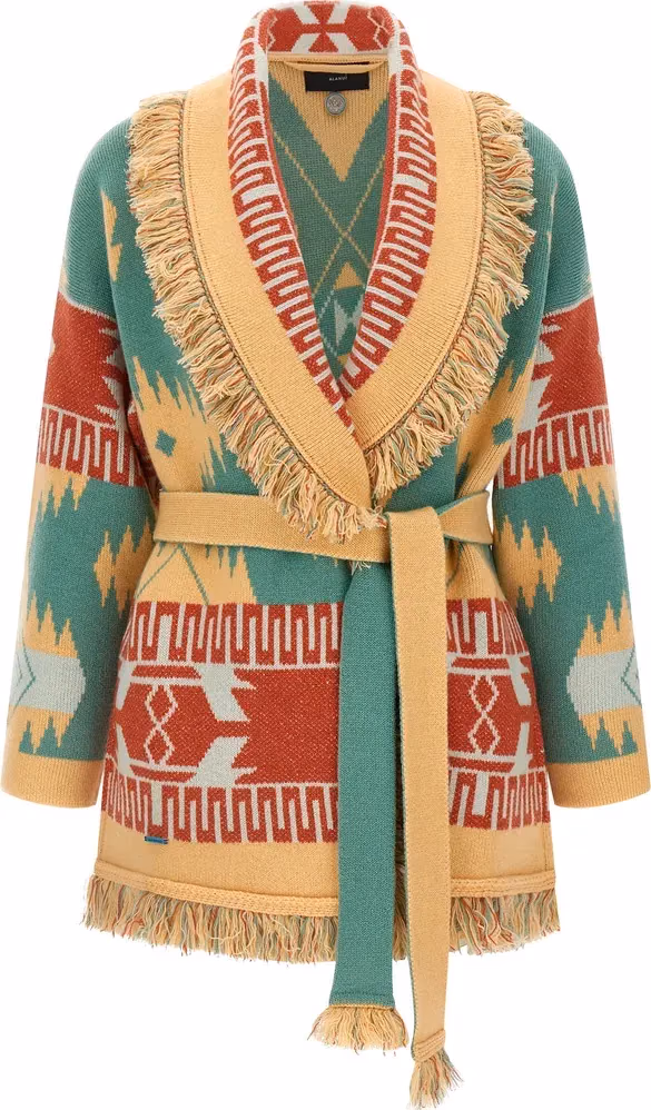 Alanui Multicolor Cashmere Cardigan