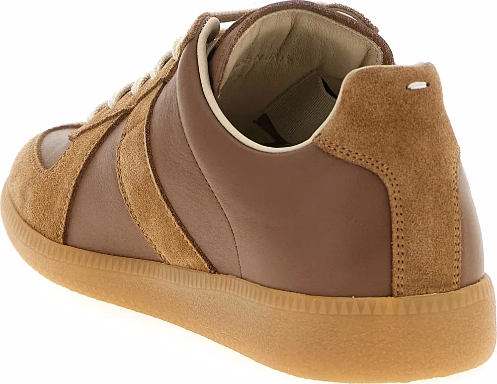 Maison Margiela Brown Calfskin Sneakers