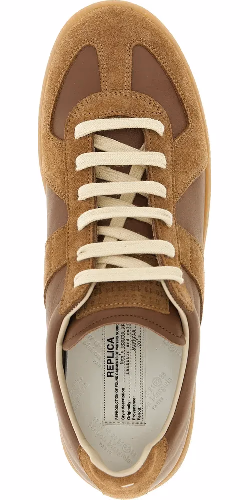 Maison Margiela Brown Calfskin Sneakers