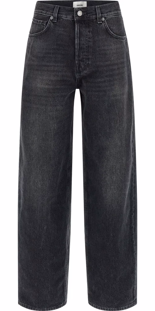 Haikure Black Cotton High-Waisted Jean