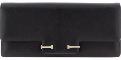 Black Goatskin Shoulder Bag