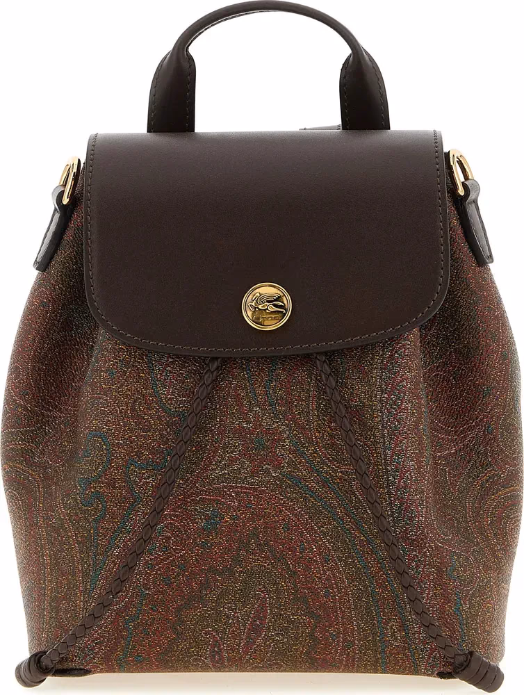 Etro Multicolor Cotton Backpack