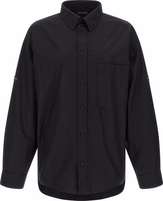 Black Cotton Blouse