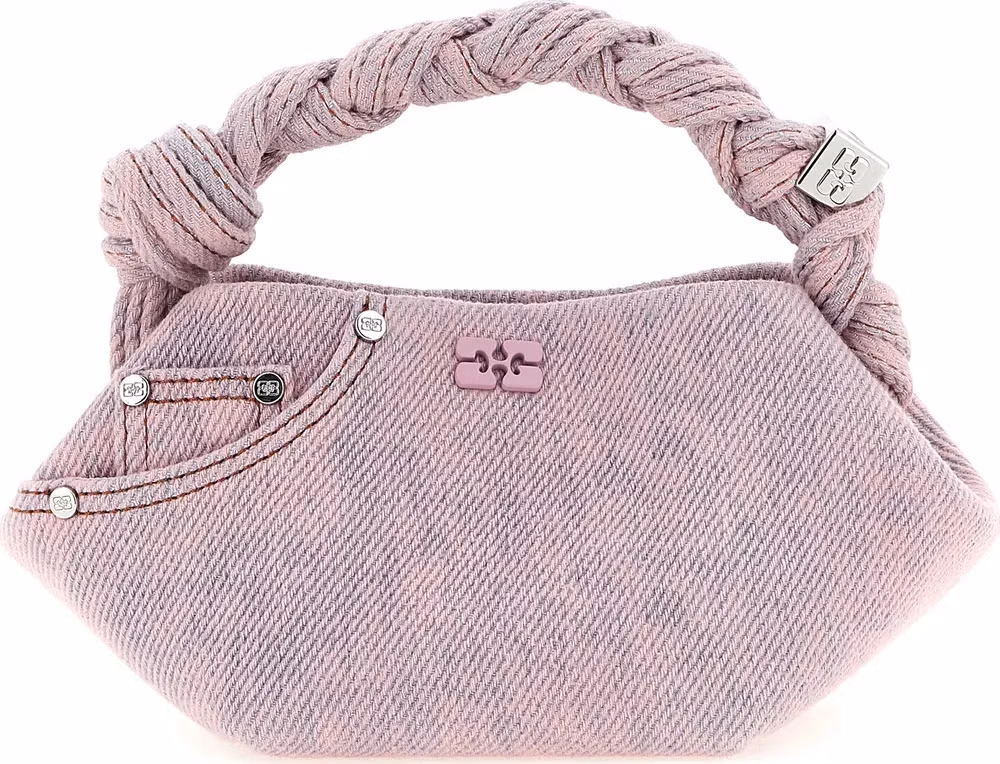 Ganni Multicolor Organic Cotton Handbag