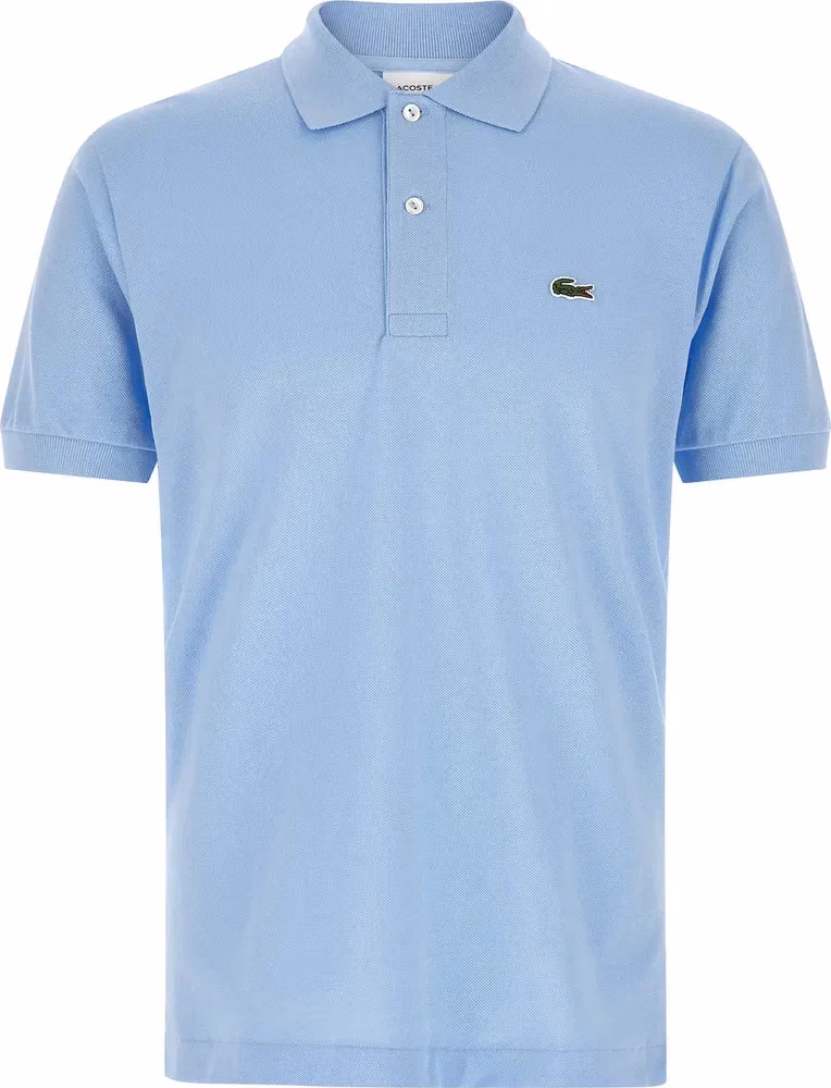 Lacoste Blue Cotton Polo Shirt