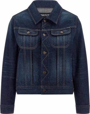Blue Cotton Denim Jacket