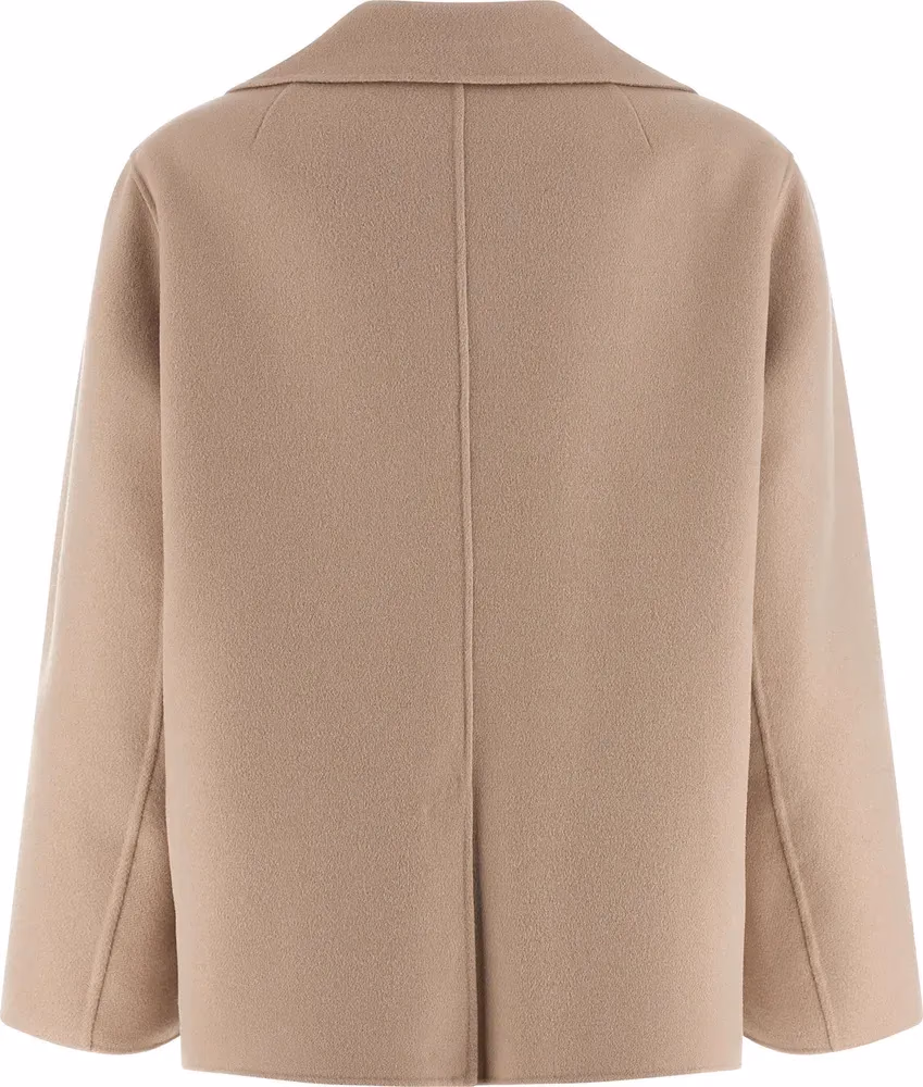 'S Max Mara Beige Virgin Wool Blazer