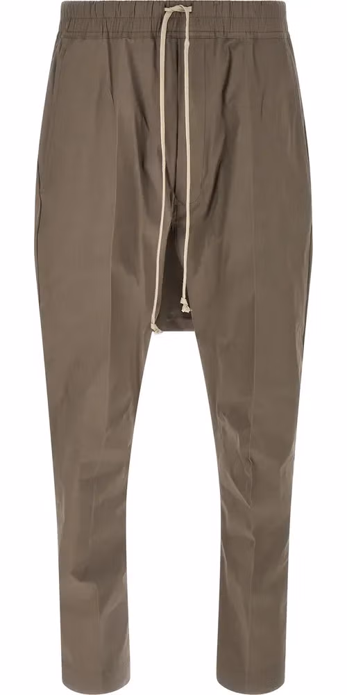 Rick Owens Gray Cotton Casual Pants