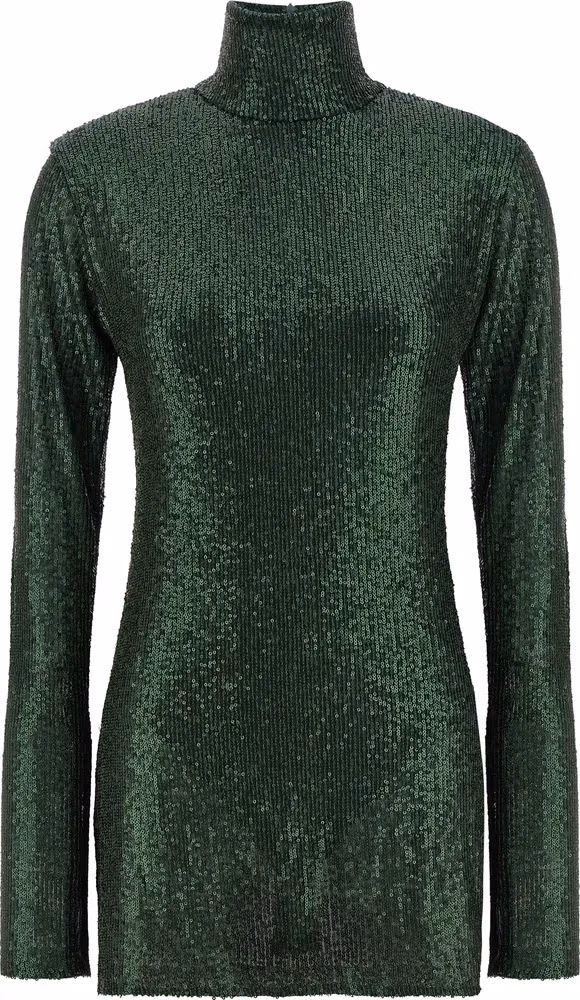 Norma Kamali Bicolor Polyester Short Dress