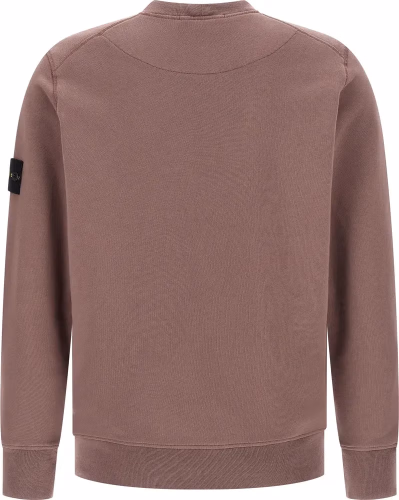 Stone Island Purple Cotton Sweatshirt