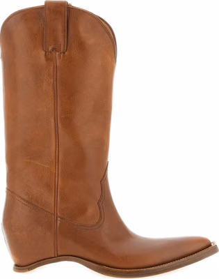 Brown Bovine Leather Chelsea Boots
