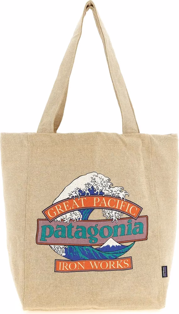 PATAGONIA Beige Cotton Tote Bag