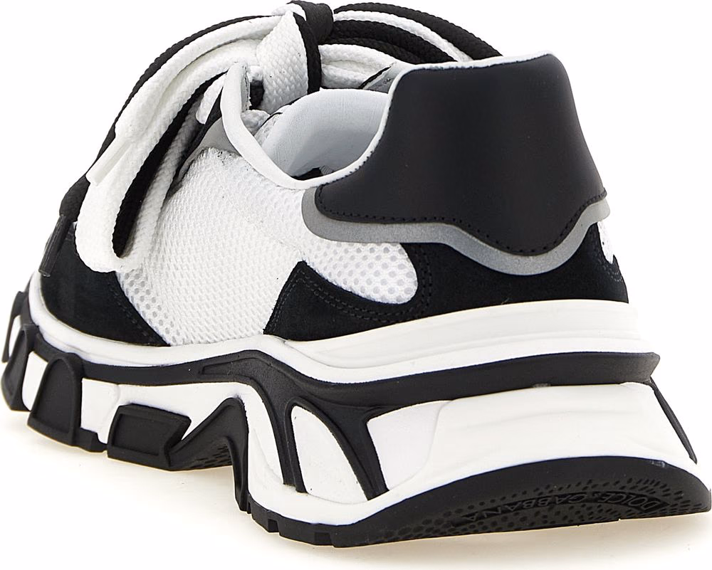 Dolce & Gabbana Bicolor Polyester Athletic Sneakers