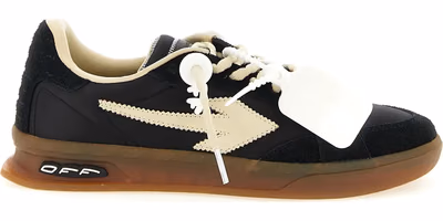 Black Nylon Athletic Sneakers