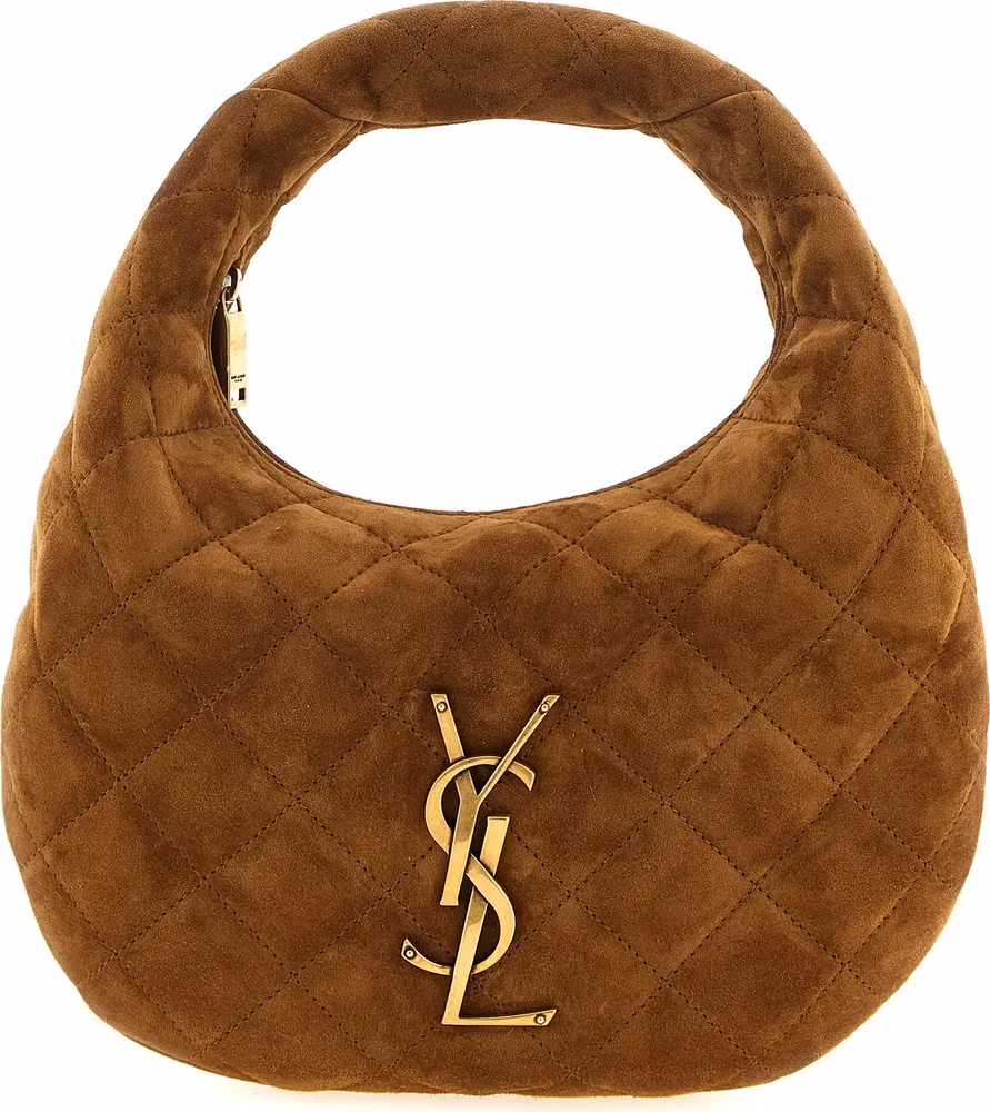 Saint Laurent Brown Calfskin Handbag