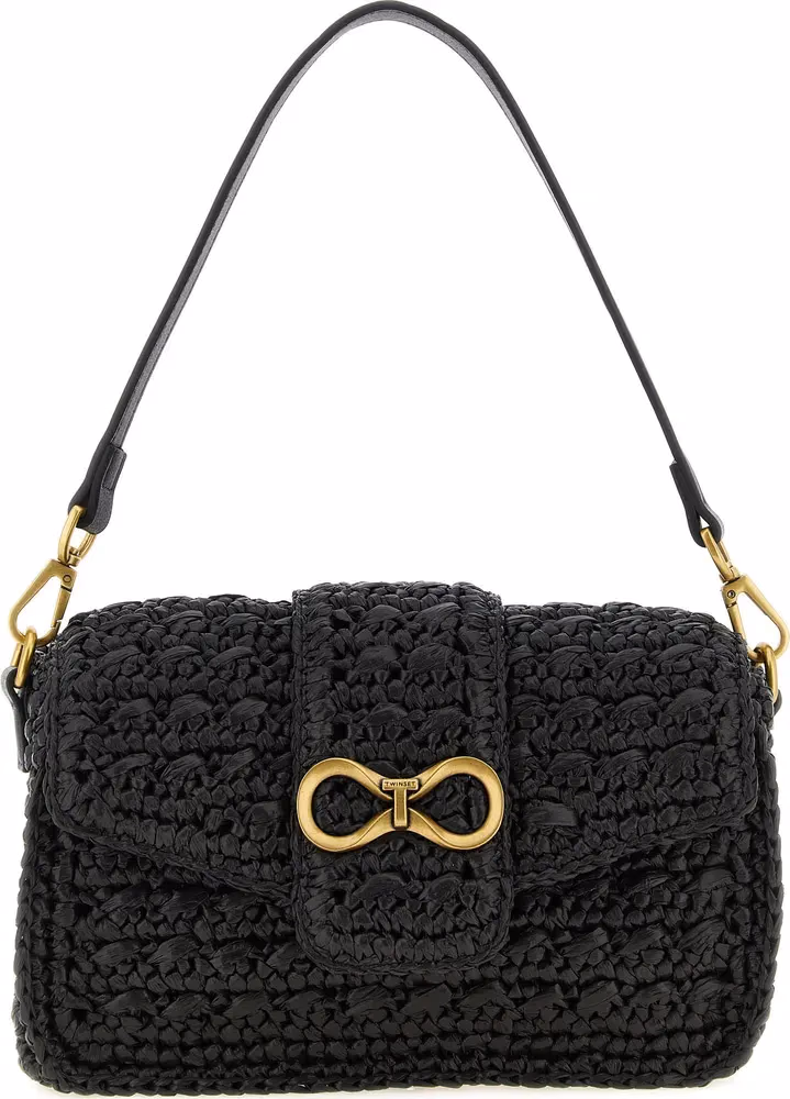 Twinset Black Polypropylene Crossbody Bag