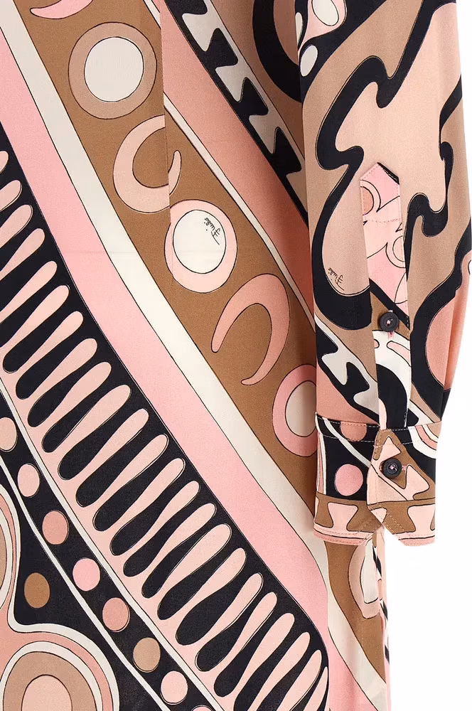 Emilio Pucci Multicolor Viscose Long Dress