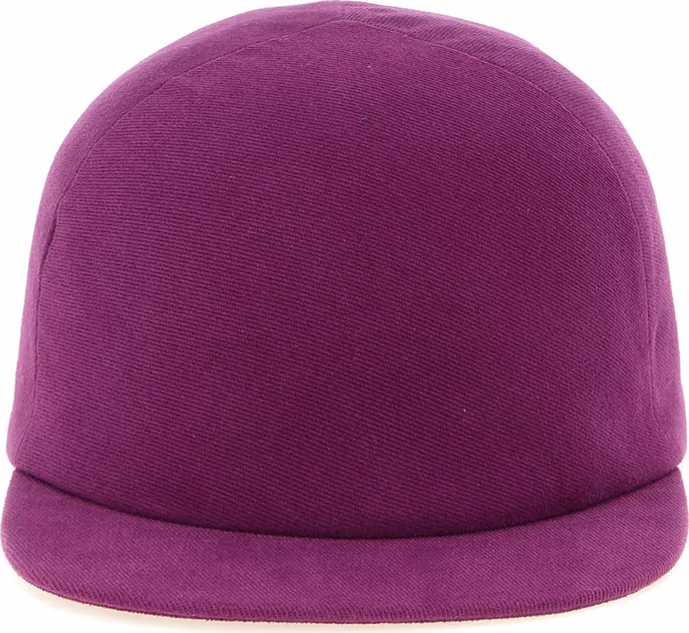 Balenciaga Purple Cotton Cap (Baseball Hat)