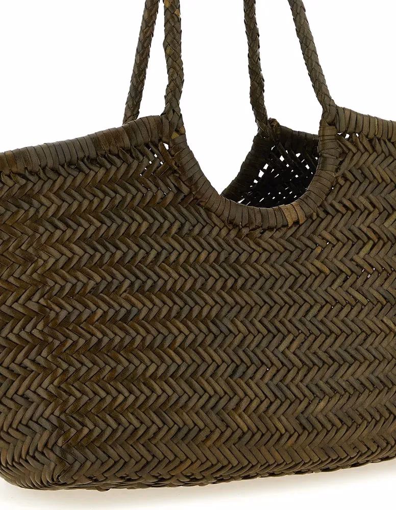 Dragon Diffusion Bicolor Calfskin Shoulder Bag
