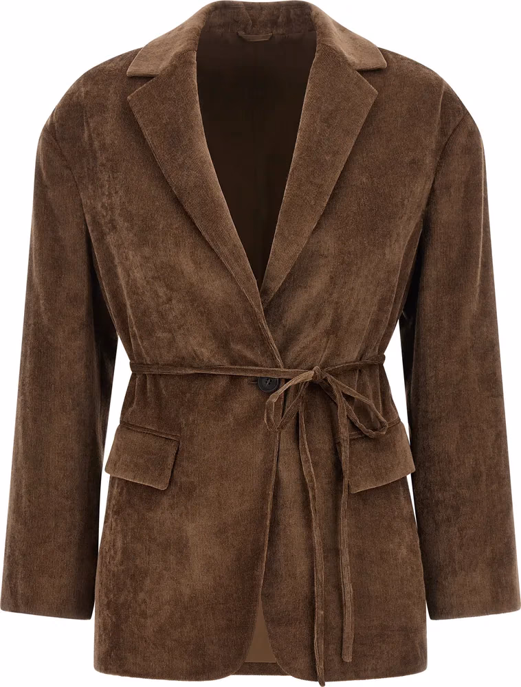 Brunello Cucinelli Brown Viscose Blazer