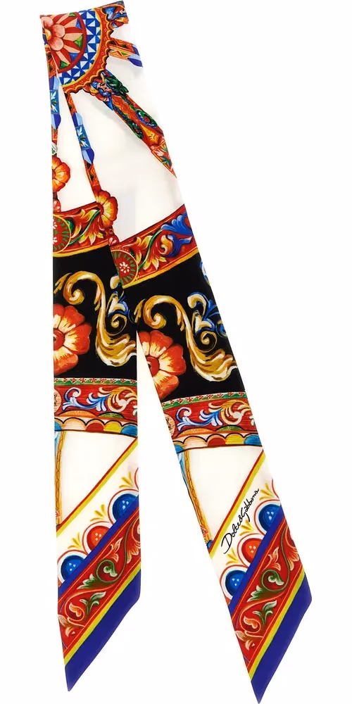 Dolce & Gabbana Multicolor Silk Foulard