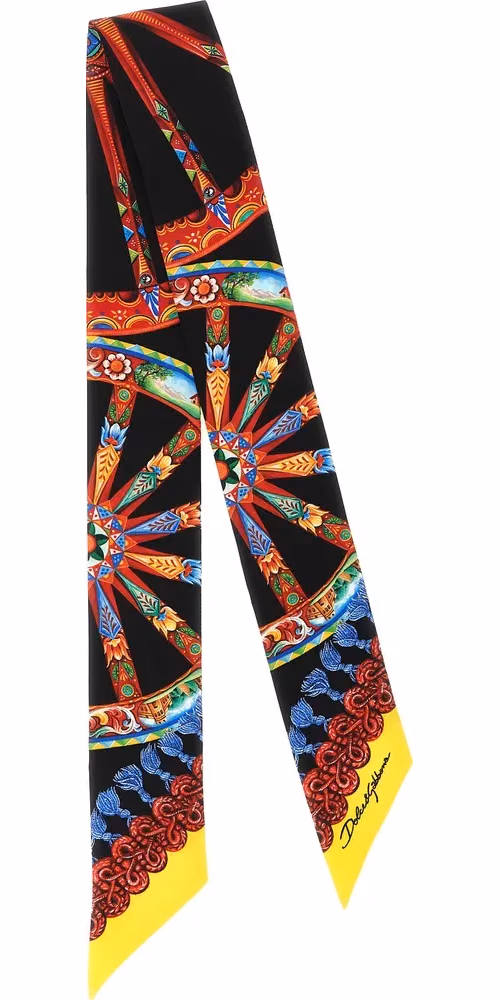 Dolce & Gabbana Multicolor Silk Foulard