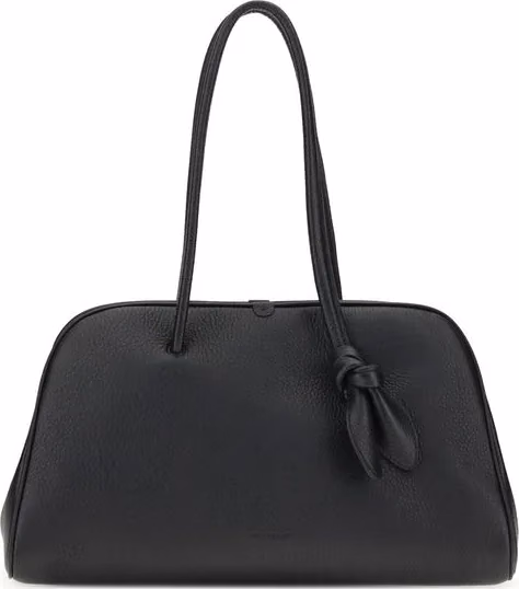 Jacquemus Black Calf Leather Bos Taurus Handbag