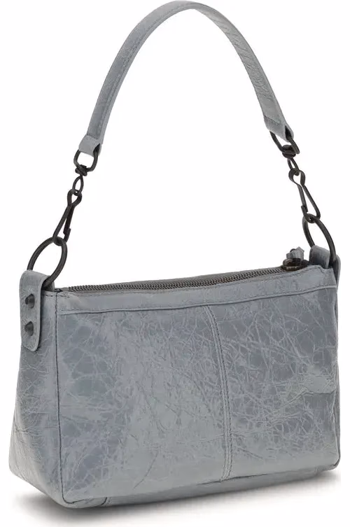 Balenciaga Gray Lamb Ovis Aries Aries Shoulder Bag
