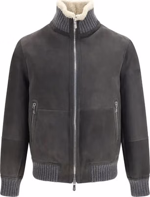 Gray Wool Oves Aries Full-Length Jacket