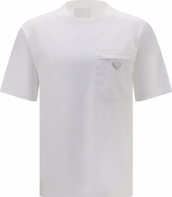 Prada White Cotton T-Shirt