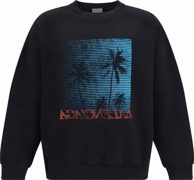 Black Cotton Sweatshirt