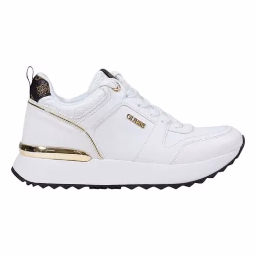 Guess White Polyethylene Low Top Sneakers