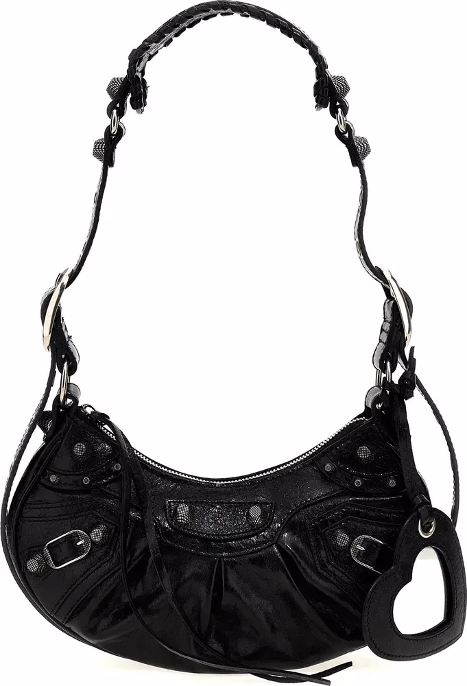 Balenciaga Black Lamb Leather Crossbody Bag