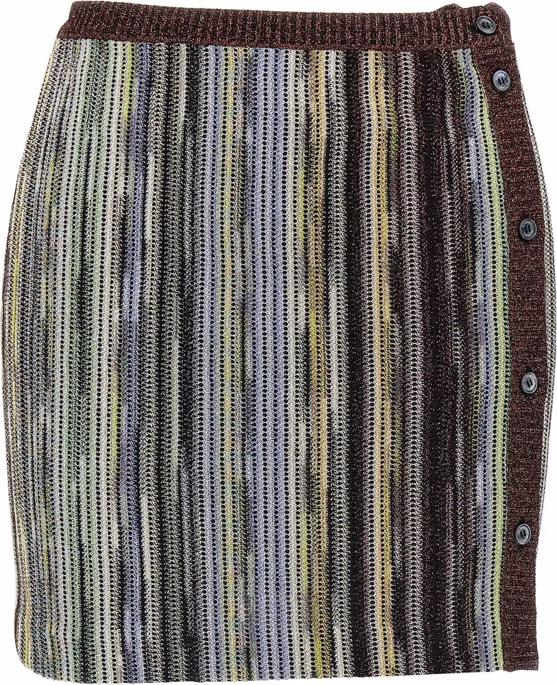 Missoni Multicolor Viscose Long Skirt