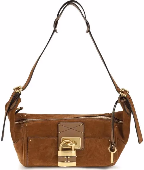 Chloé Brown Calf Leather Bos Taurus Shoulder Bag
