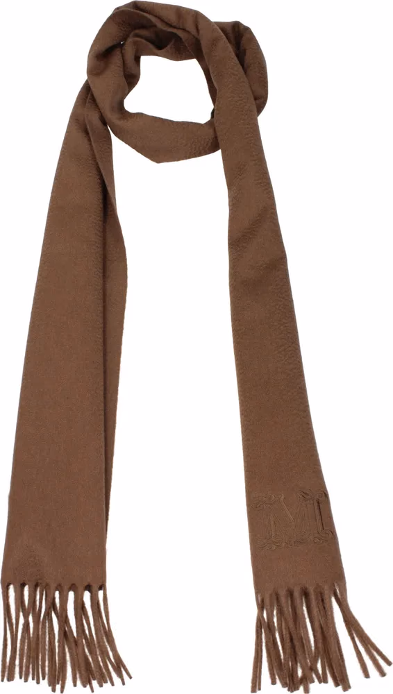 Max Mara Brown Cashmere Scarf