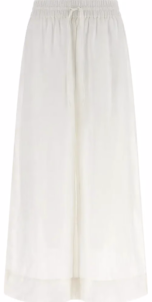 Polo Ralph Lauren White Linen Casual Pants
