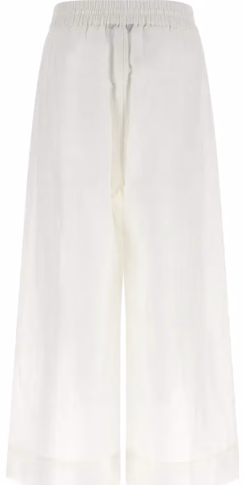 Polo Ralph Lauren White Linen Casual Pants