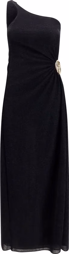 Oséree Black Polyamide Cocktail Dress