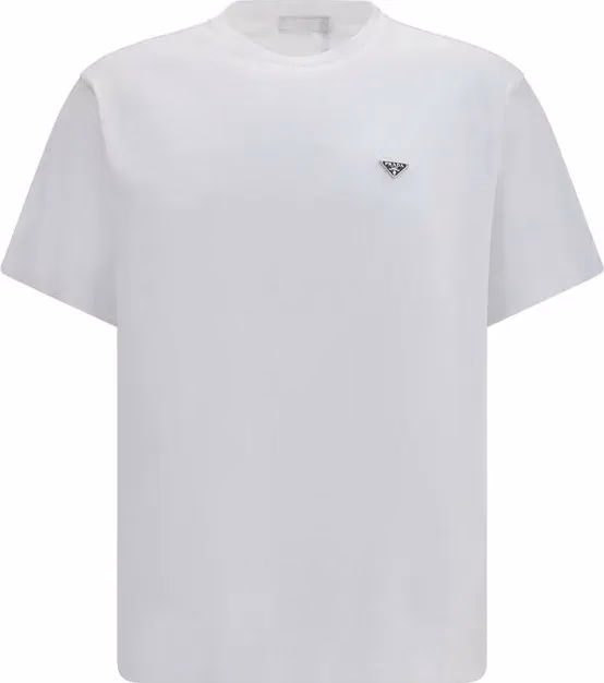 Prada White Cotton T-Shirt