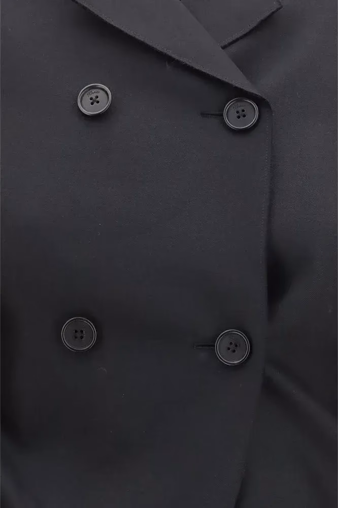 Khaite Black Wool Oves Aries Blazer