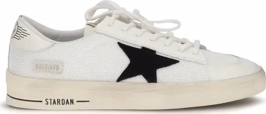 Golden Goose White Calf Leather Bos Taurus Sneakers