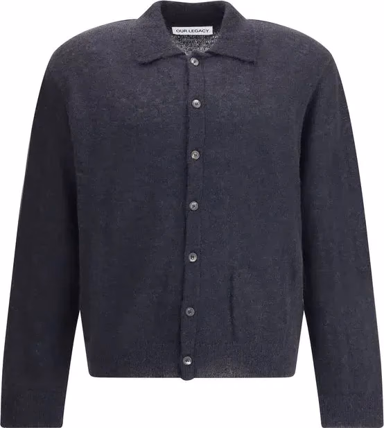 Our Legacy Black Alpaca Vicugna Pacos Cardigan